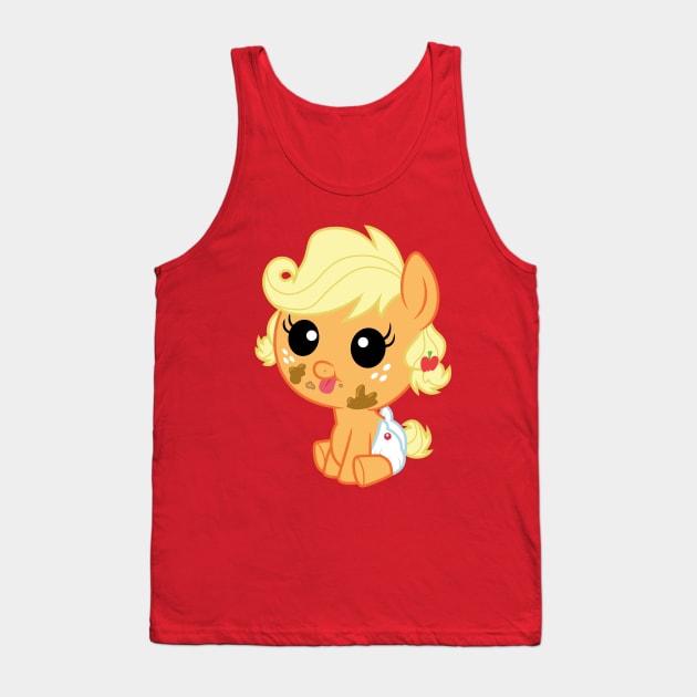 Messy Baby Applejack Tank Top by CloudyGlow